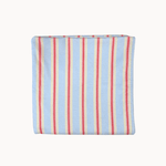 Strandhåndklæde - Stribet Lyseblå - ByStenholt.dk