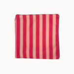 Strandhåndklæde - Stribet Lyserød - ByStenholt.dk