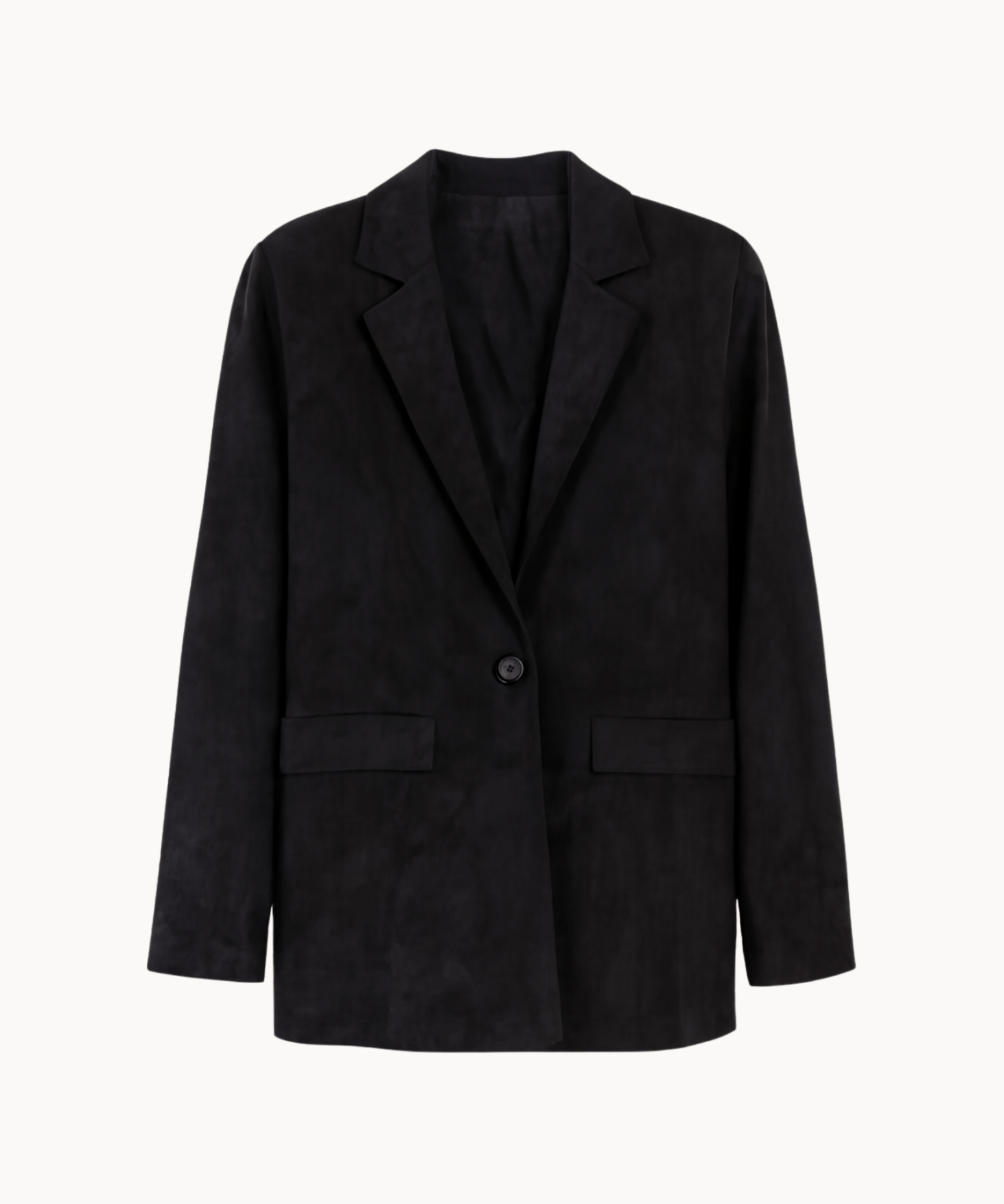 Suede Blazer - Sort - ByStenholt.dk