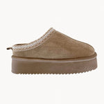 Tabita Bamsestøvler Plateau - Beige - ByStenholt.dk