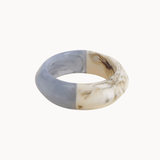 Tofarvet Chunky Bangle - Blå - ByStenholt.dk