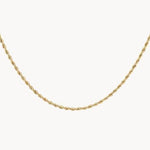 Twisted Halskæde - Guldbelagt - ByStenholt.dk