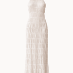 Valeria Mesh Maxi Kjole - Hvid - ByStenholt.dk