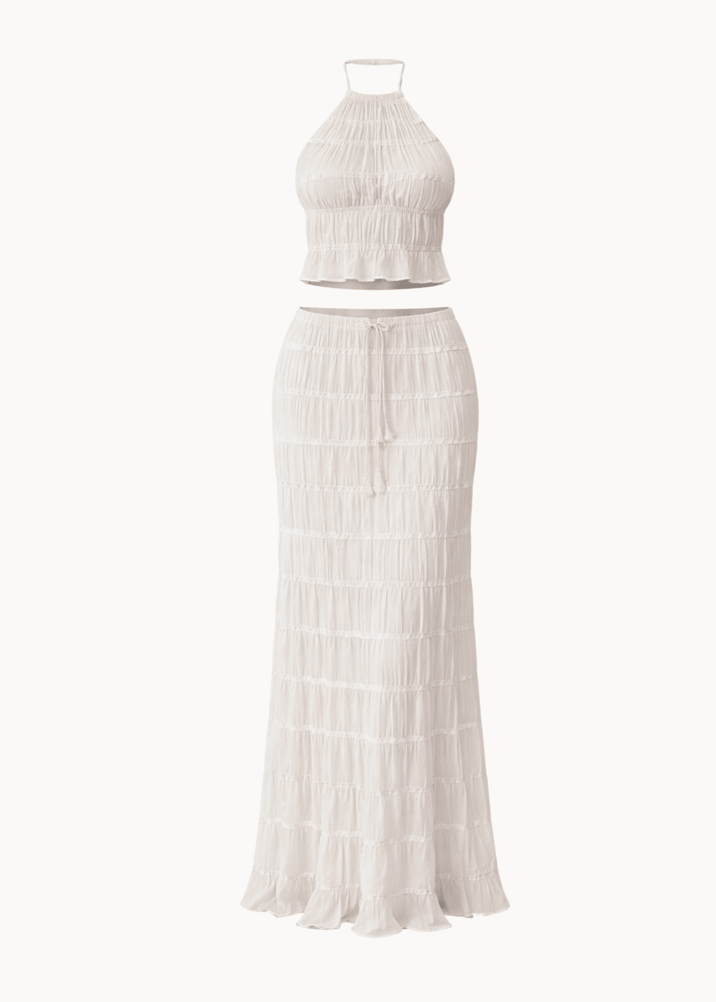 Valeria Mesh Sæt - Hvid - ByStenholt.dk