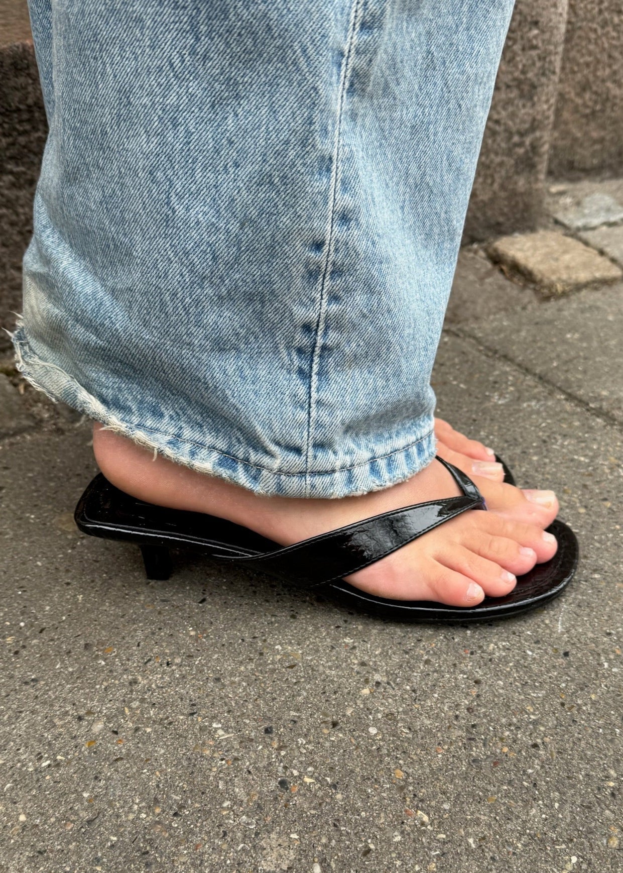 Vea Sandaler med Hæl - Sort - ByStenholt.dk