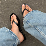 Vea Sandaler med Hæl - Sort - ByStenholt.dk