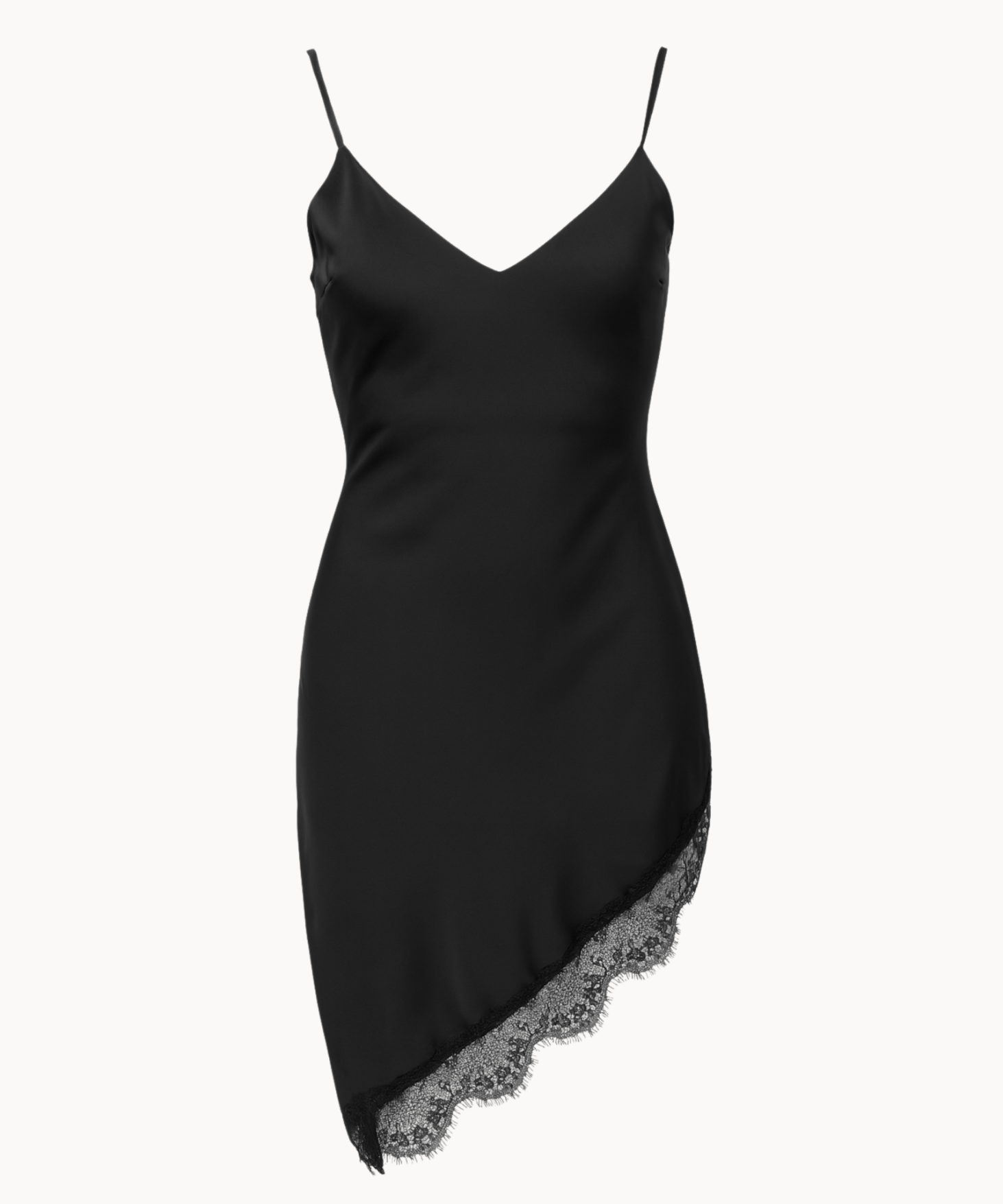 Velu Satin Kjole - Sort - ByStenholt.dk