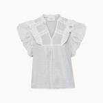 Venisa Top - Hvid - ByStenholt.dk