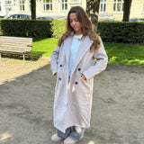 Victoria Lang Coat - Beige - ByStenholt.dk