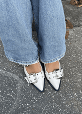 Zara Slingbacks - Hvid - ByStenholt.dk