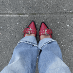 Zara Slingbacks - Rød - ByStenholt.dk