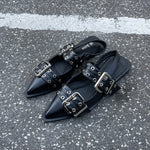 Zara Slingbacks - Sort - ByStenholt.dk